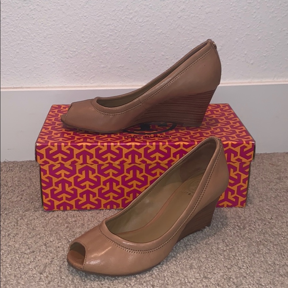 Tory Burch Open Toe 66mm Wedge